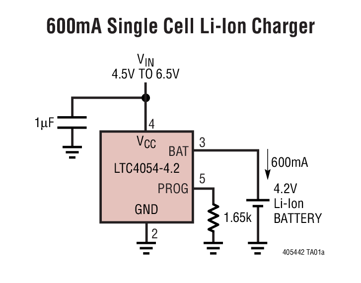 LTC4054X-4.2Ӧͼһ